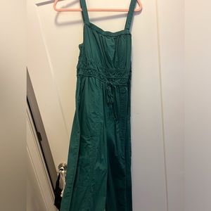 Green jumpsuit